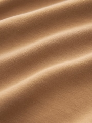 Neutral Slinky Notch Neck Long Sleeve Quarter Zip Sweatshirt - Image 7 of 7