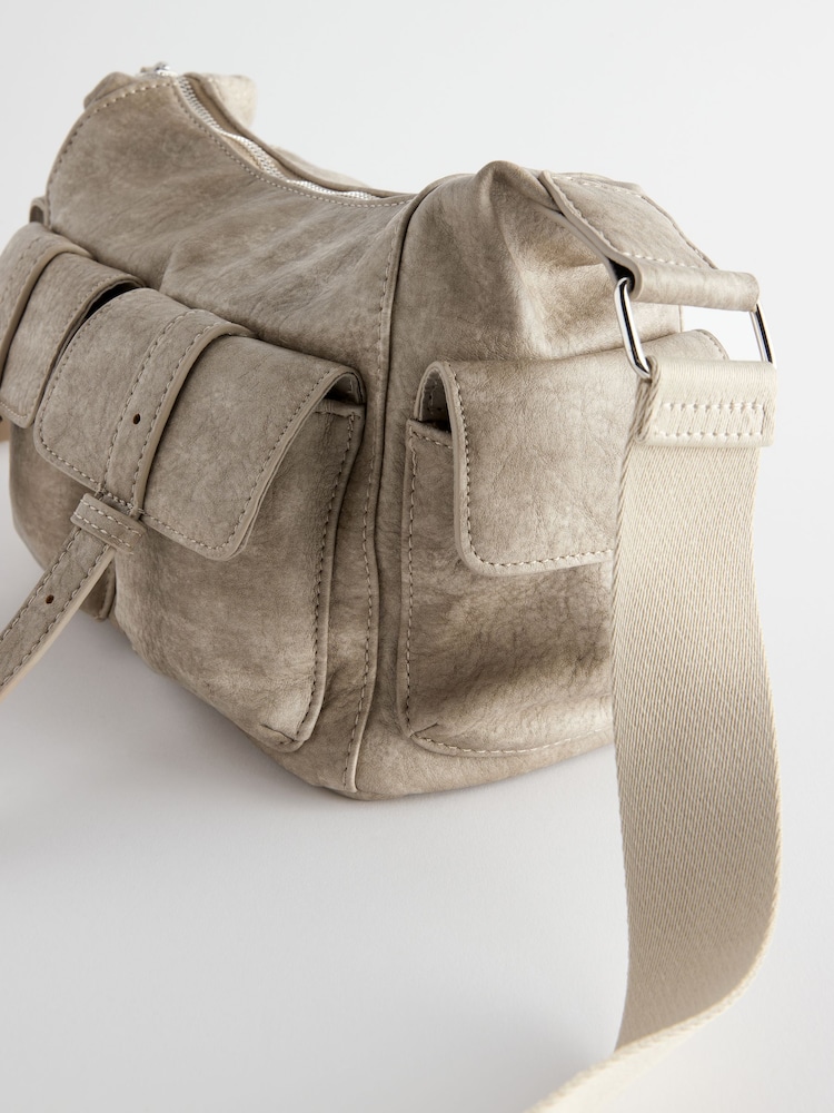 Stone Natural Utility Pocket Cross-Body Bag - Image 4 of 4