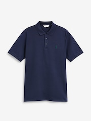 Blau & Marineblau - Schmale Passform - Piqué-Poloshirt Kurzarm - Image 5 of 5