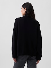 Gap Black Oversized Turtleneck Jumper - Image 2 of 3