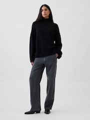 Gap Black Oversized Turtleneck Jumper - Image 3 of 3