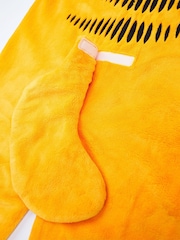 Vanilla Underground Orange Garfield Unisex Kids Fleece All-In-One - Image 3 of 5