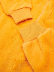 Vanilla Underground Orange Garfield Unisex Kids Fleece All-In-One - Image 4 of 5