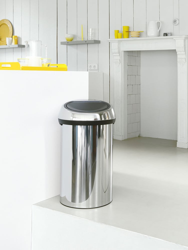 Brabantia Brilliant Steel 60L Touch Bin - Image 1 of 6