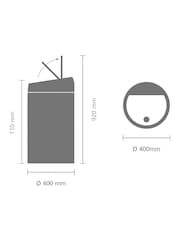Brabantia Brilliant Steel 60L Touch Bin - Image 5 of 6