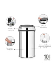 Brabantia Brilliant Steel 60L Touch Bin - Image 6 of 6
