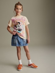 Neutral Oversized Sequin Minnie Mouse License T-Shirt (3-16yrs) - Image 3 of 8