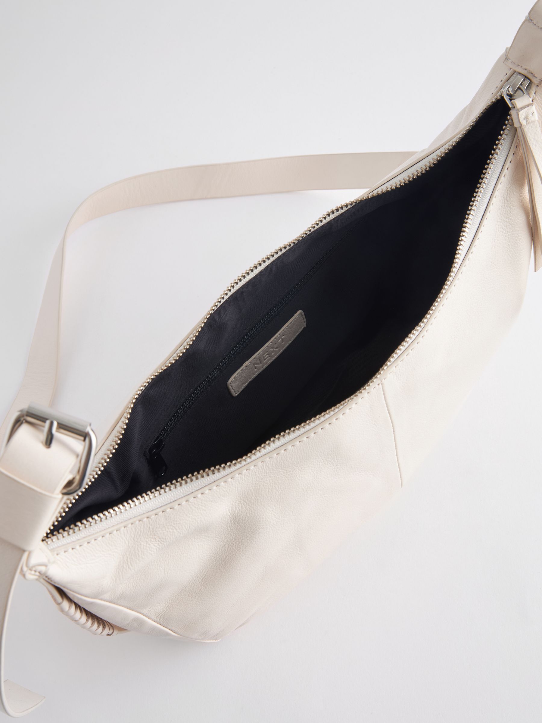 White leather sling bag 2025
