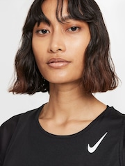 Nike Black Dri-FIT Race Short Sleeve Running Top - Image 4 of 6