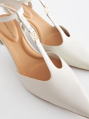 Bone Regular/Wide Fit Forever Comfort® With Motionflex Hardware T Bar Kitten Heels - Image 9 of 9