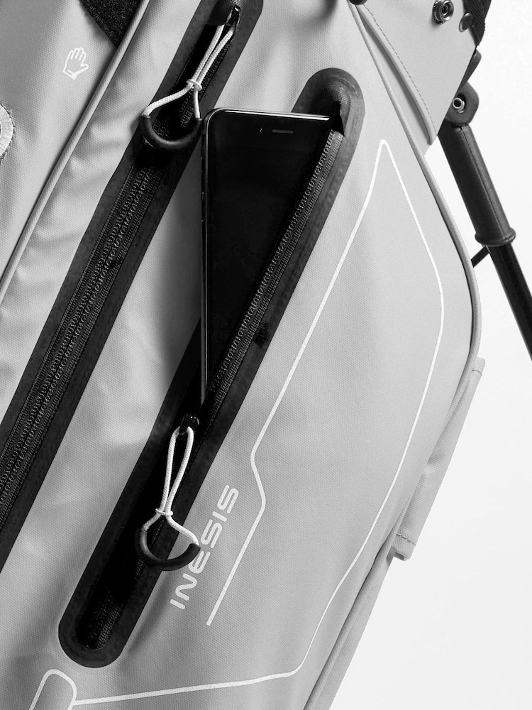 Decathlon Grey Waterproof Golf Stand Bag Inesis - Image 2 of 7