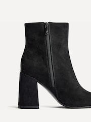 Linzi Black Romy Block Heel Ankle Boots - Image 5 of 5