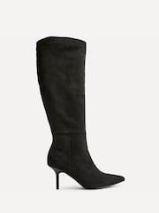 Linzi Black Define Stiletto High Leg Boots - Image 2 of 5