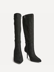 Linzi Black Define Stiletto High Leg Boots - Image 3 of 5
