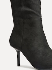 Linzi Black Define Stiletto High Leg Boots - Image 4 of 5