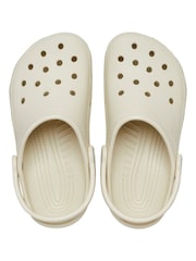 Crocs Cream Kids Unisex Classic Clogs - Image 5 of 8