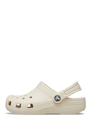 Crocs Cream Kids Unisex Classic Clogs - Image 8 of 8