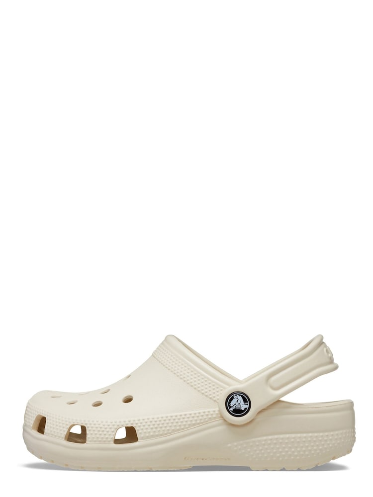 Crocs Cream Kids Unisex Classic Clogs - Image 8 of 8