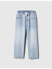 Gap Light Wash UltraSoft Pull-On Baggy Jeans (6mths-5yrs) - Image 1 of 3