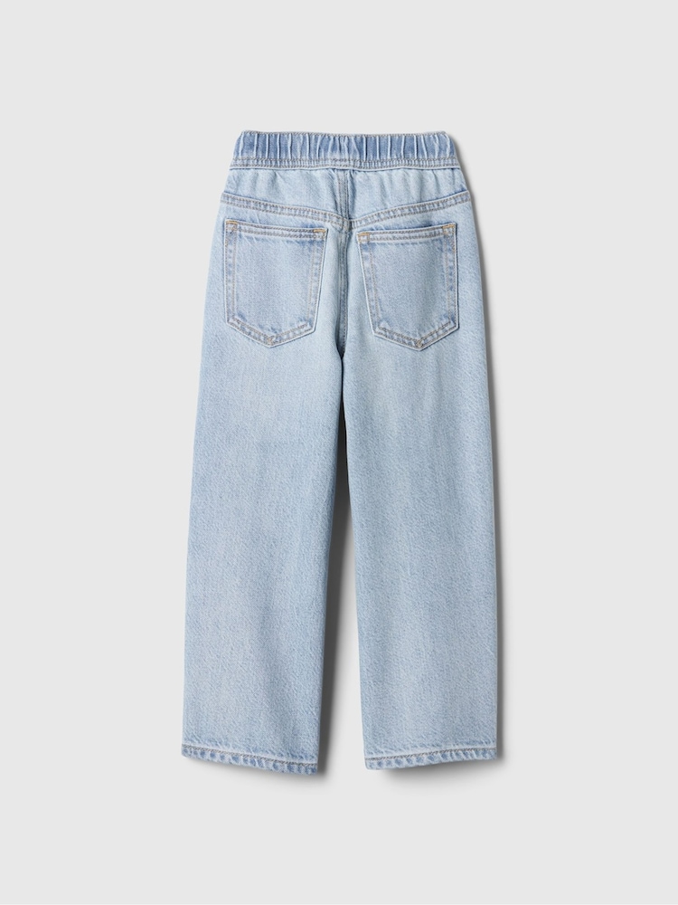 Gap Light Wash UltraSoft Pull-On Baggy Jeans (6mths-5yrs) - Image 2 of 3