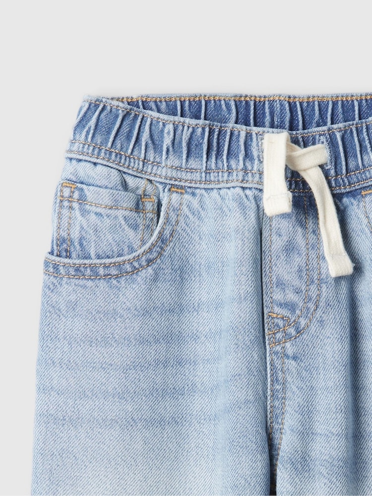 Gap Light Wash UltraSoft Pull-On Baggy Jeans (6mths-5yrs) - Image 3 of 3