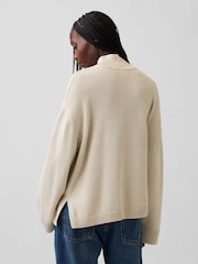 Gap Cream Oversized Turtleneck Jumper - Image 2 of 4