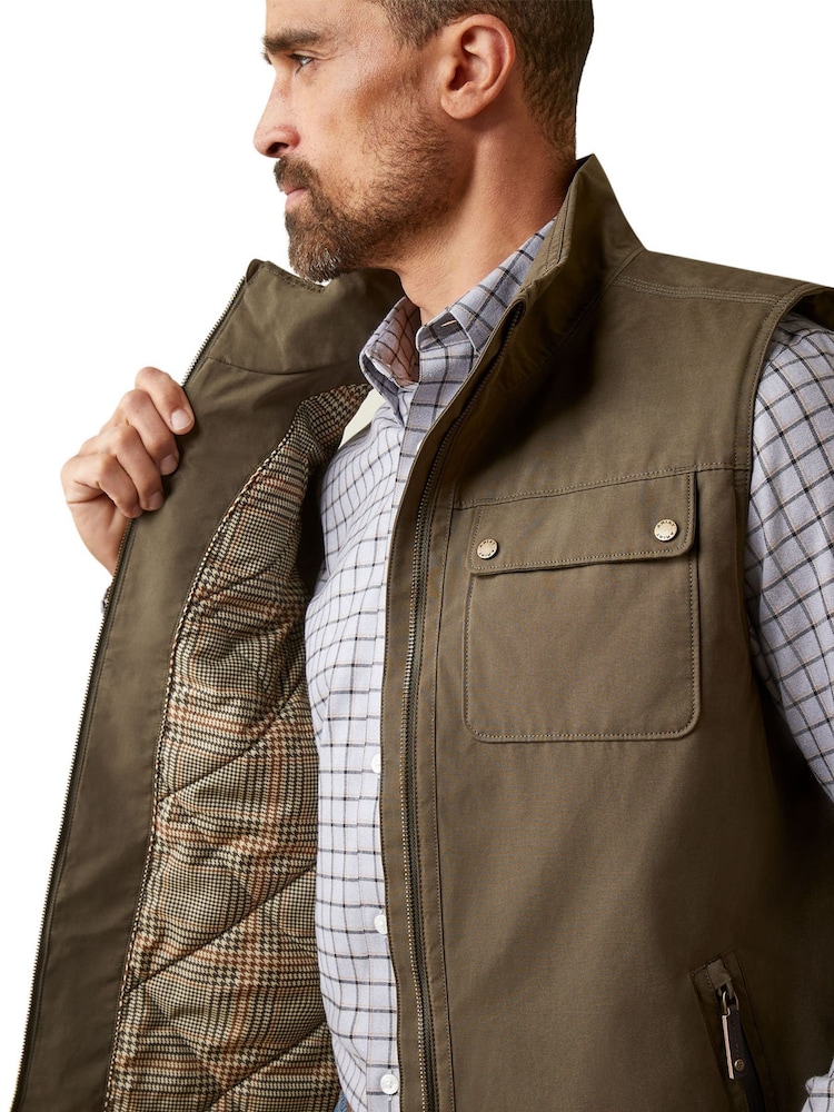 Ariat Green Argentium Vest - Image 4 of 4