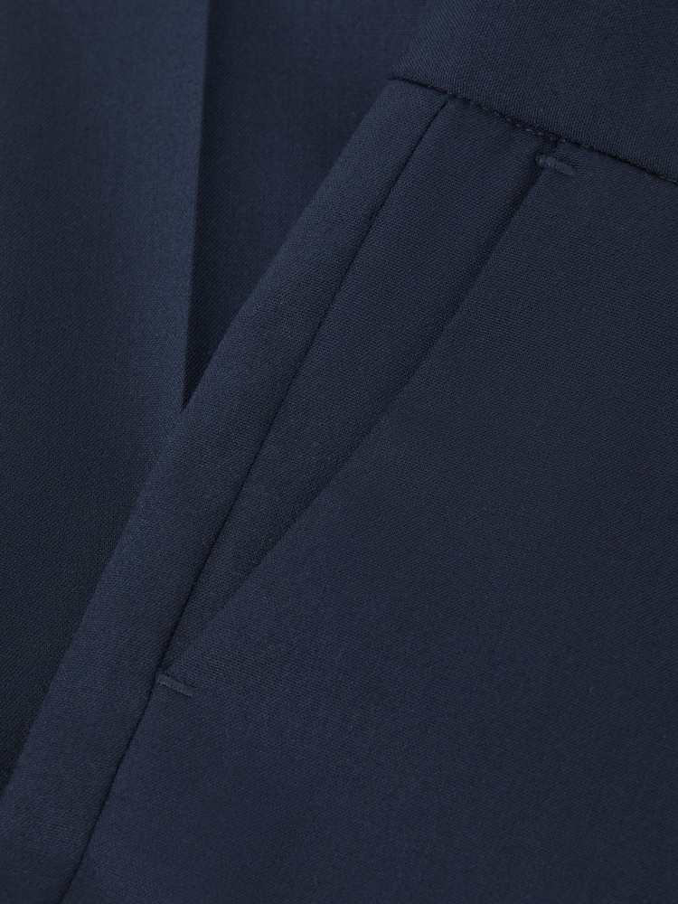 Reiss Navy Hope 3-9 yrs Wool Blend Adjustable Trousers - Image 6 of 6