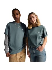 Converse Grey 100% Cotton Star Chevron T-Shirt - Image 1 of 5