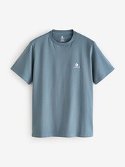 Converse Grey 100% Cotton Star Chevron T-Shirt - Image 4 of 5