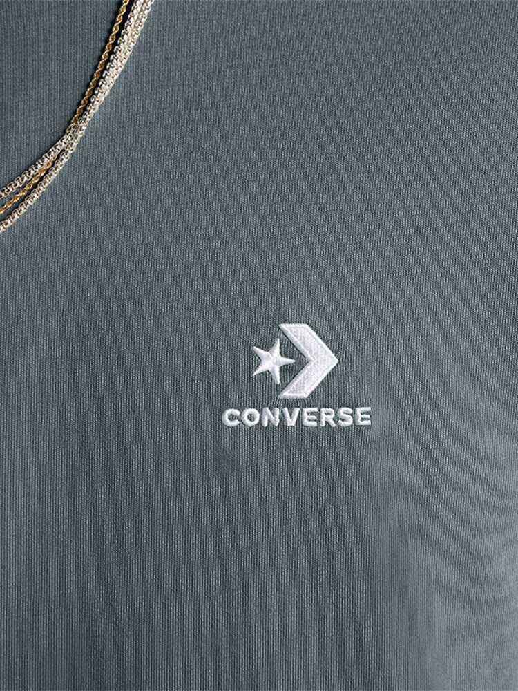 Converse Grey 100% Cotton Star Chevron T-Shirt - Image 5 of 5