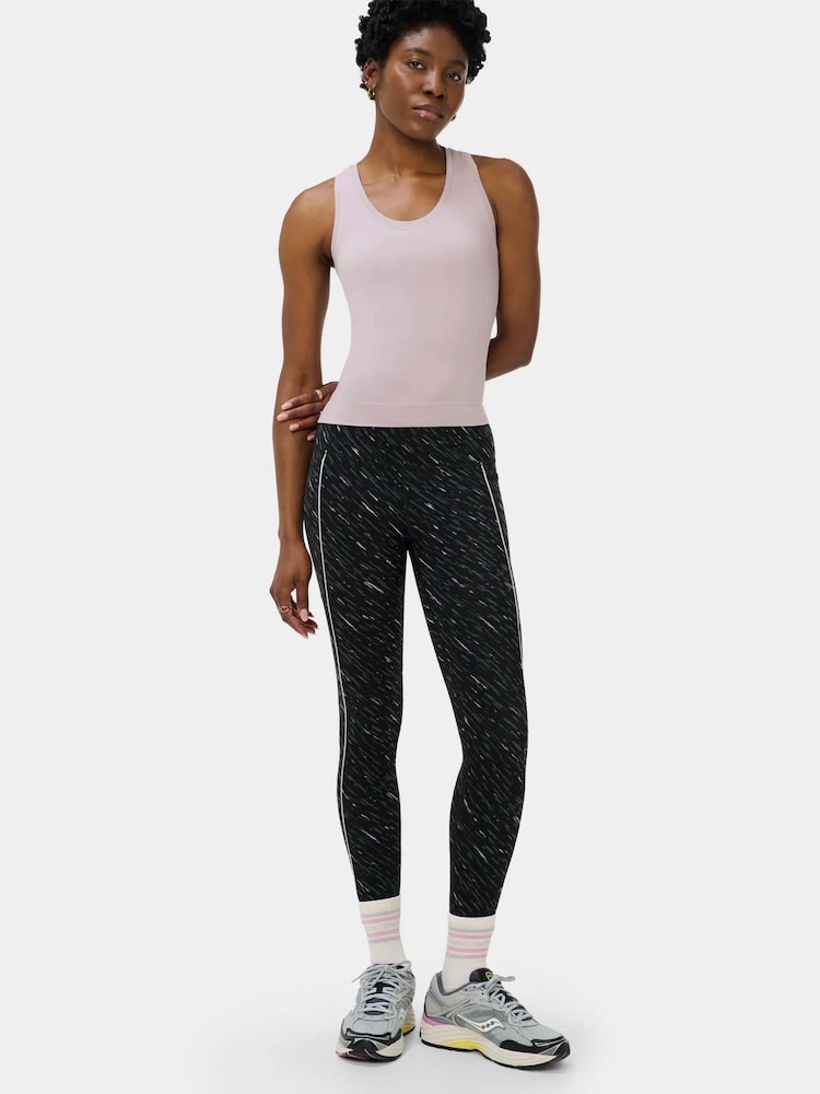 Black Midnight Print - Sweaty Betty Power 7/8 Leggings mit Paspelierung - Bild 1 von 6 Black Midnight Print - Sweaty Betty Power 7/8 Leggings mit Paspelierung - Bild 1 von 6