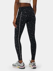 Black Midnight Print - Sweaty Betty Power 7/8 Leggings mit Paspelierung - Bild 3 von 6