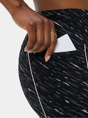 Black Midnight Print - Sweaty Betty Power 7/8 Leggings mit Paspelierung - Bild 6 von 6