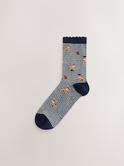 Autumn Hamish The Highland Cow Ankle Socks 5 Pack - Image 6 of 8