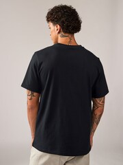 Converse Black Stitch Camo 100% Cotton T-Shirt - Image 2 of 4