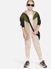 Nike Beige Futura Cropped T-Shirt - Image 3 of 4