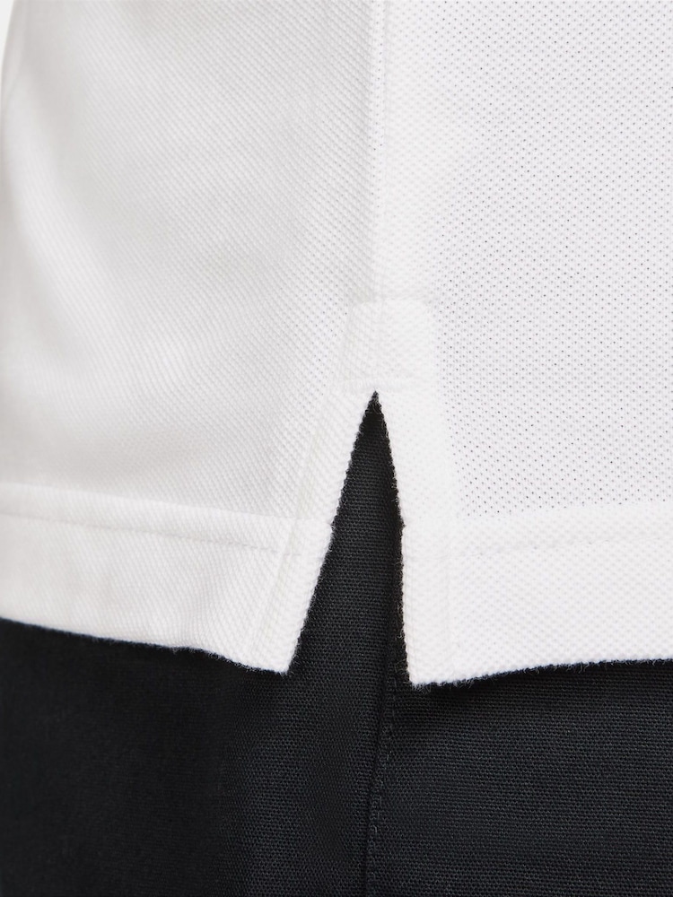Nike White Club Short Sleeve Polo Shirt - Image 8 of 9