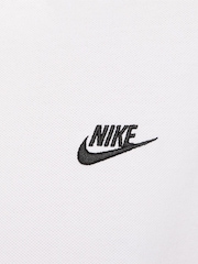 Nike White Club Short Sleeve Polo Shirt - Image 9 of 9
