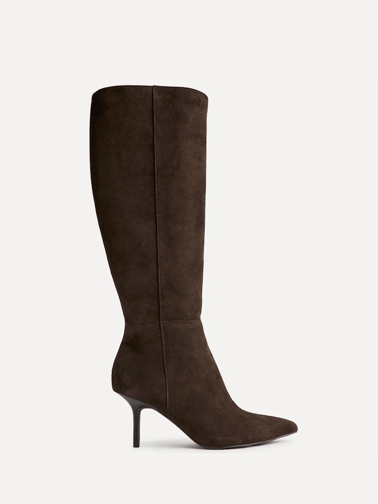 Linzi Brown Define Stiletto High Leg Boots - Image 2 of 5 Linzi Brown Define Stiletto High Leg Boots - Image 2 of 5