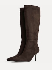 Linzi Brown Define Stiletto High Leg Boots - Image 4 of 5