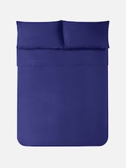 Jasper Conran London Blue 300 Thread Count Percale Pillowcase - Image 1 of 4