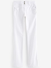 White Slim Lift And Shape Bootcut Jeans - Image 5 of 6