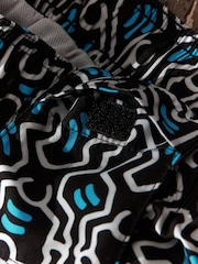 Keith Haring Navy Blue Printed Swim Shorts - Image 6 of 11