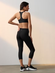 Nike Black One High-Waisted Crop Leggings - Image 4 of 7