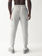 Grey Cotton Rich Cuffed Cargo Joggers - Image 3 of 8