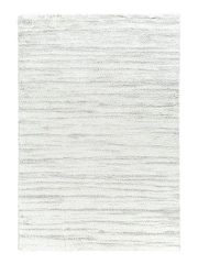 LIVABLISS Striped Grey Cloudy Shaggy Plush Pile Rug - Image 6 of 6