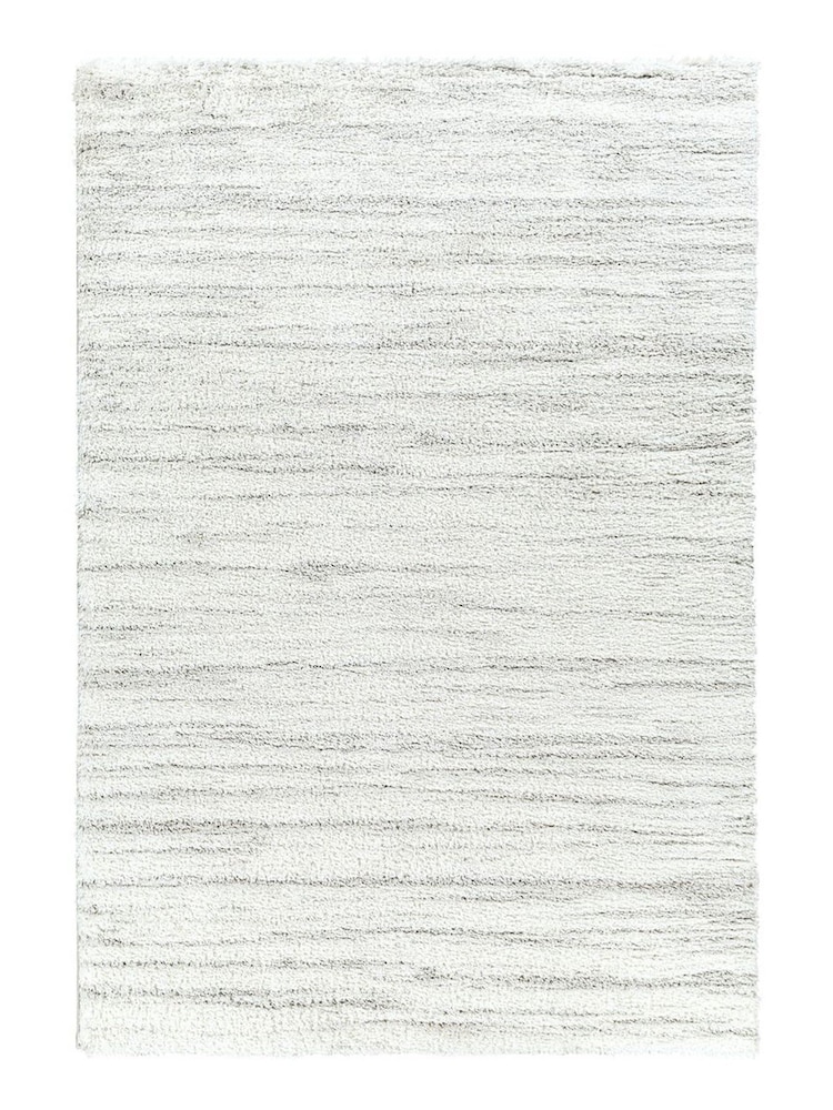 LIVABLISS Striped Grey Cloudy Shaggy Plush Pile Rug - Image 6 of 6 LIVABLISS Striped Grey Cloudy Shaggy Plush Pile Rug - Image 6 of 6