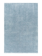 LIVABLISS Pale Blue Cloudy Shaggy Plush Pile Rug - Image 3 of 6