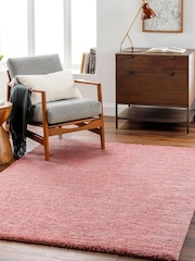 LIVABLISS Pink Cloudy Shaggy Plush Pile Rug - Image 2 of 7